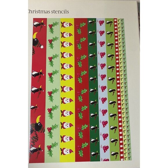 Vintage Scrapbook Stickers & Stencils Book 400 stickers Zoo Birthday - Picture 8 of 15